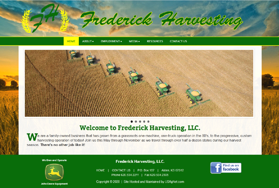Frederick Harvesting